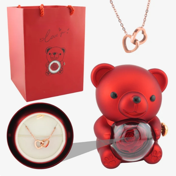 Bloomée™ - Evig Ros Med Ett GRATIS Dolt Halsband