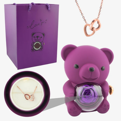 Bloomée™ - Evig Ros Med Ett GRATIS Dolt Halsband