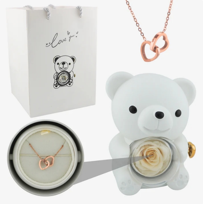 Bloomée™ - Evig Ros Med Ett GRATIS Dolt Halsband