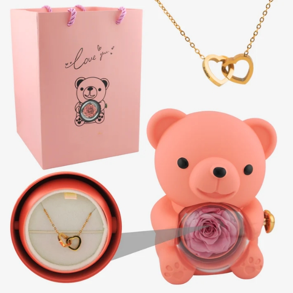 Bloomée™ - Evig Ros Med Ett GRATIS Dolt Halsband