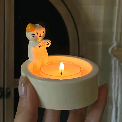 PurrLight™ - Handgjord Kattljusstake För Extra Atmosfär