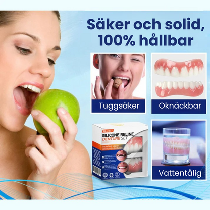 SilicSmile™ - Silikonbaserat Protesfoder för Perfekt Passform & Komfort