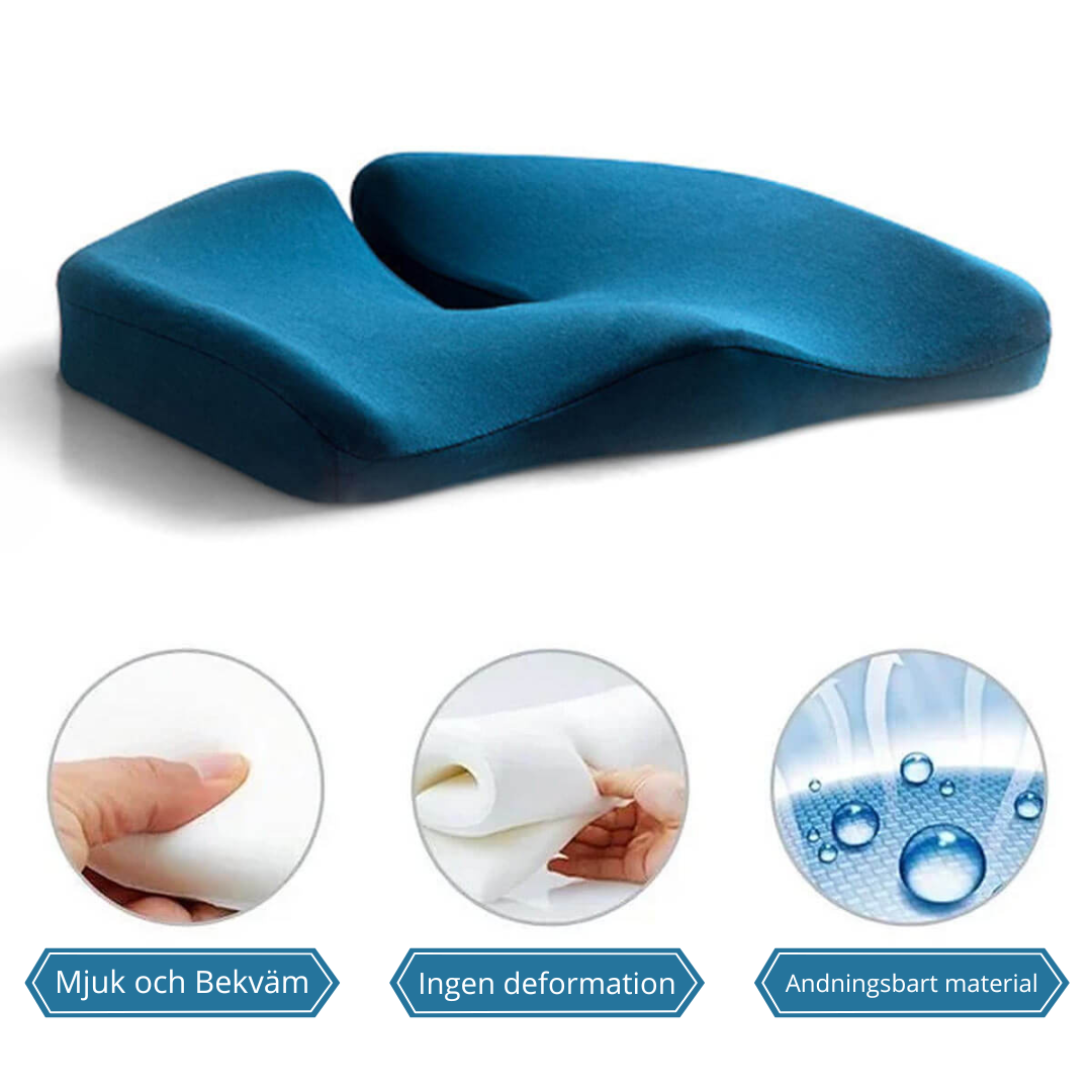 ComfortPlus™ - Sittdyna Med Memory Foam För En Hälsosam Sittställning