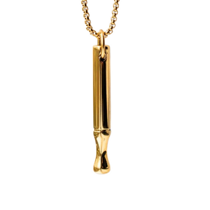 BreatheLink™ - Stressavlastande och Andningsövning Meditation Whistle Halsband