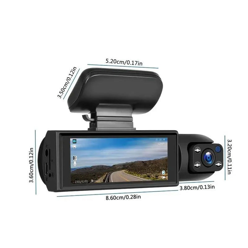 DualSight™ - Dashcam Med Fram- och Bakkamera