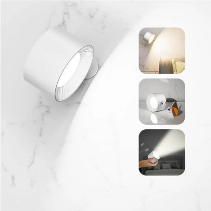 Nordic Light™ - Modern Trådlös och Uppladdningsbar Vägglampa