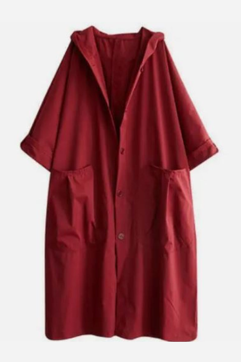 Helga™ - One Size Oversized Vattenavvisande Vindjacka
