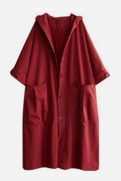 Helga™ - One Size Oversized Vattenavvisande Vindjacka