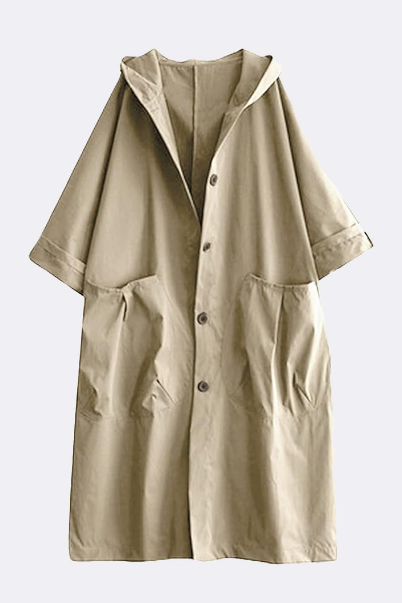 Helga™ - One Size Oversized Vattenavvisande Vindjacka