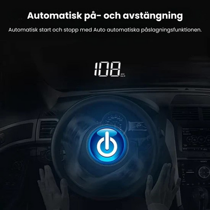 SpeedView™ - Head Up Display Hastighetsmätare