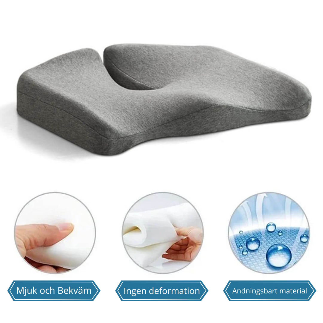 ComfortPlus™ - Sittdyna Med Memory Foam För En Hälsosam Sittställning