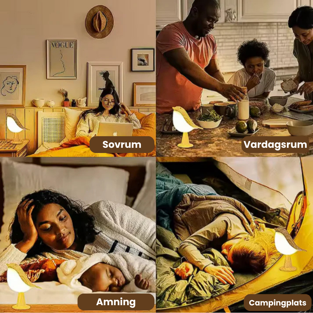 Aviora™ - Elegant nattduksbordslampa inspirerad av fåglar