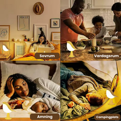 Aviora™ - Elegant nattduksbordslampa inspirerad av fåglar