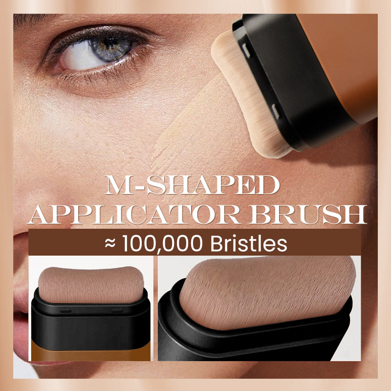 FlawlessStick™ - Omedelbar Täcktäckande Foundationstick med Inbyggd Borste