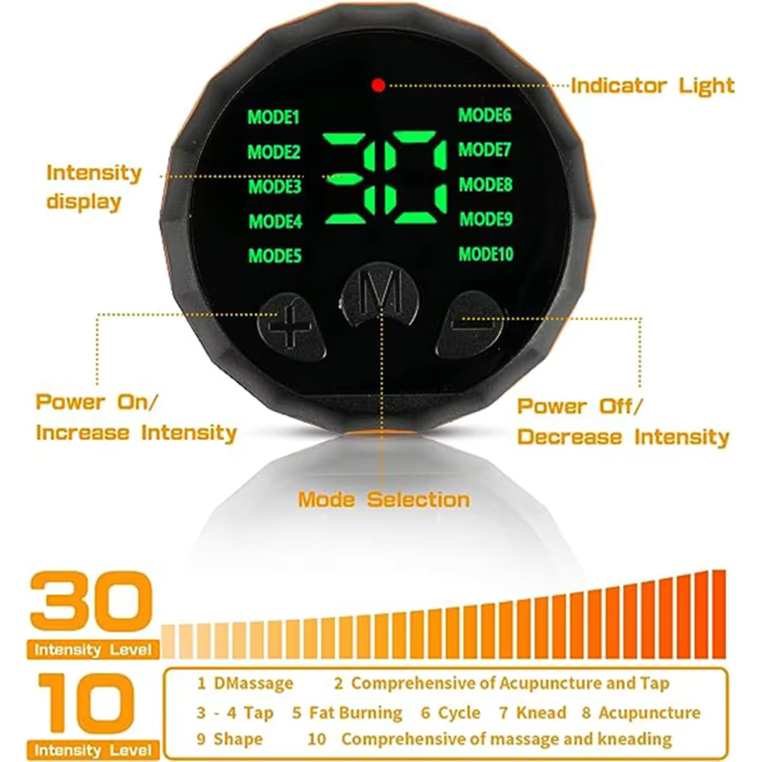 ToneX™ - Elektroniskt EMS Muskelstimulerande Träningsbälte