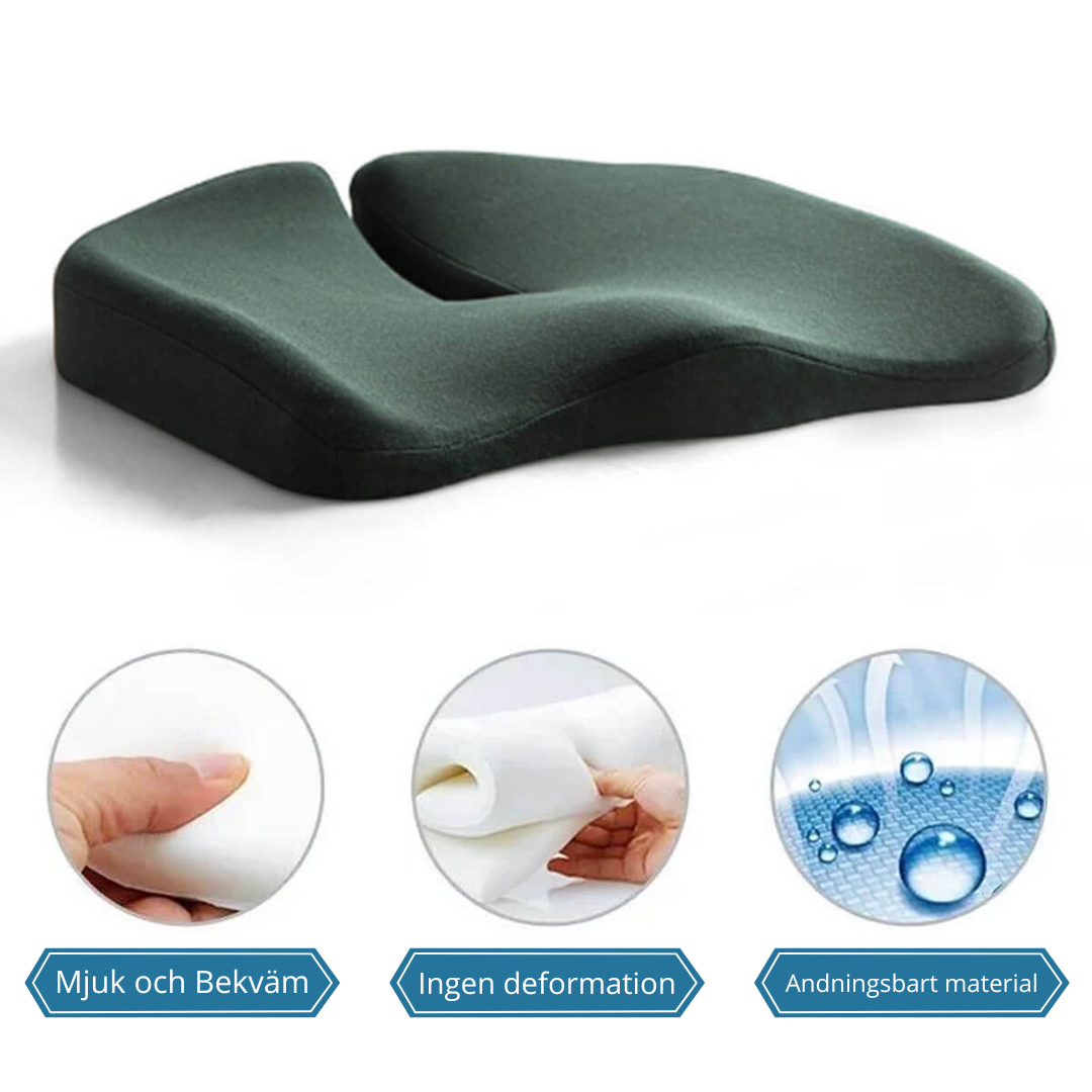 ComfortPlus™ - Sittdyna Med Memory Foam För En Hälsosam Sittställning