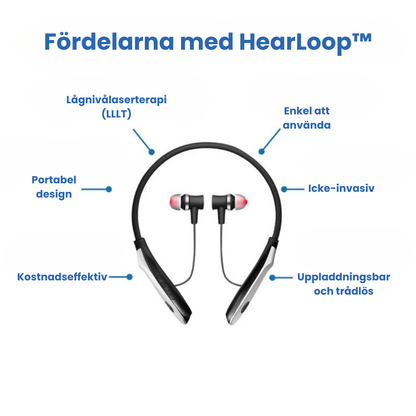 HearLoop™ - Halsburet Hörapparat Hörlurar För Öron- Och Näsvård