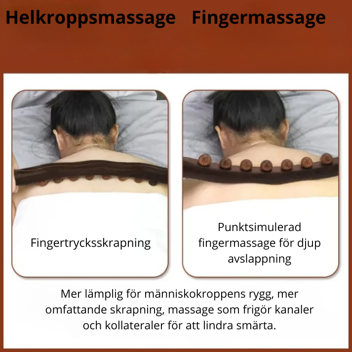 Gua Sha™ - Traditionell Träkulsterapi Massager För Modern Vård