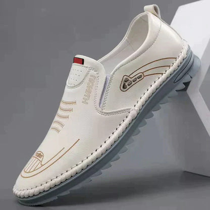 Helmut™ – Andningsbara Halkfria Lädersneakers För Män