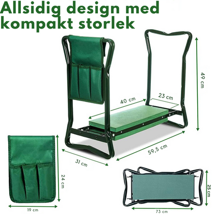 KneeSit™ - Multifunktionell Knästående och Sittande Stol
