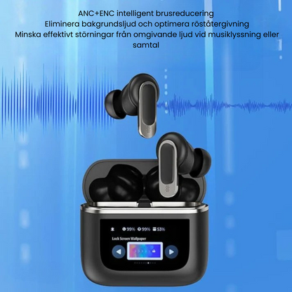 AuraBuds™ – Kristallklar ljudkvalitet och bekväma hörlurar (kompatibla med iOS och Android)