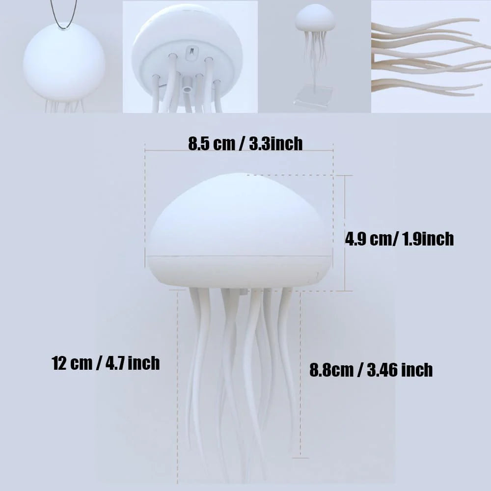 AquaLume™ - Flytande LED Manetlampa Med Akrylbas