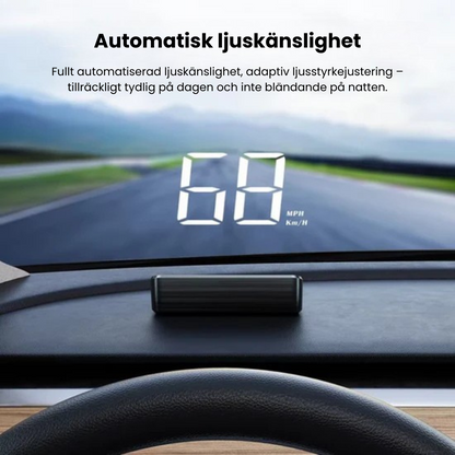 SpeedView™ - Head Up Display Hastighetsmätare