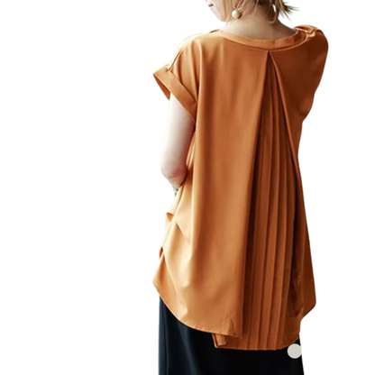 Theresa™ - Elegant V-ringad Sommarblus med Lös Passform