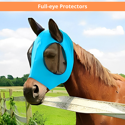 MeshMask™ - Andningsbar Anti-insektsmask Stretchig Mask För Din Häst
