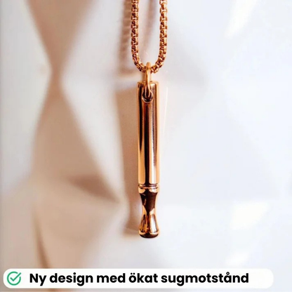 BreatheLink™ - Stressavlastande och Andningsövning Meditation Whistle Halsband