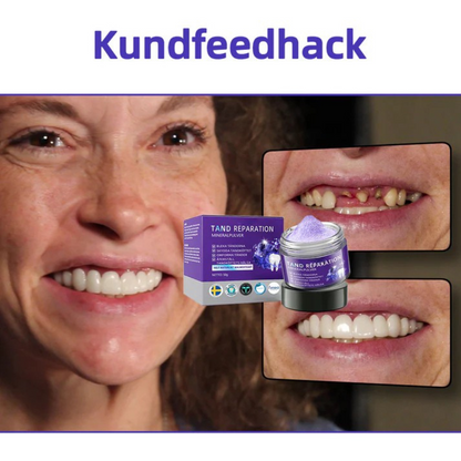 DentaPure™ - Mineral Restaurerande Tandpulver - Rekommenderad av Svenska Tandläkarförbundet