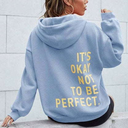 Noa™ - Ledig Långärmad Statement Hoodie