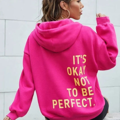 Noa™ - Ledig Långärmad Statement Hoodie