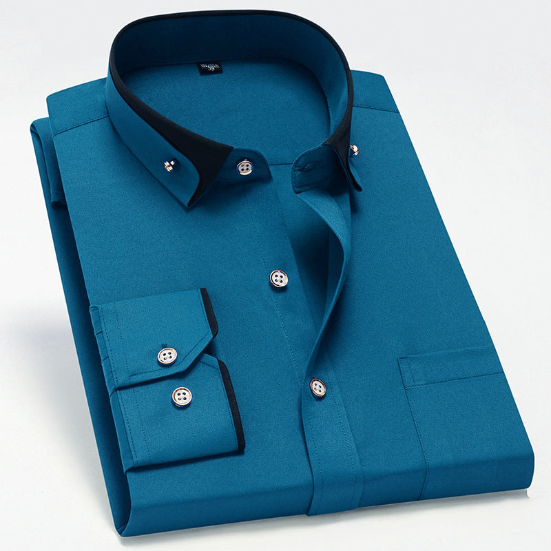 Patrik™ - Smart Casual Långärmad Skjorta För Män