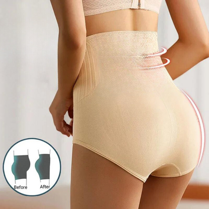 SlimFit™ - 6-pack Andningsbara & Bekväma Höga Trosor med Magstöd