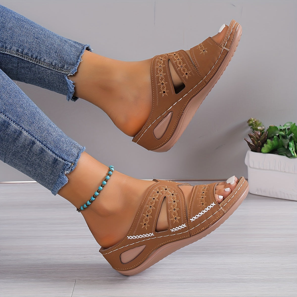 Sara™ - Ortopediska Sandaler Med Extra Tjock Sula