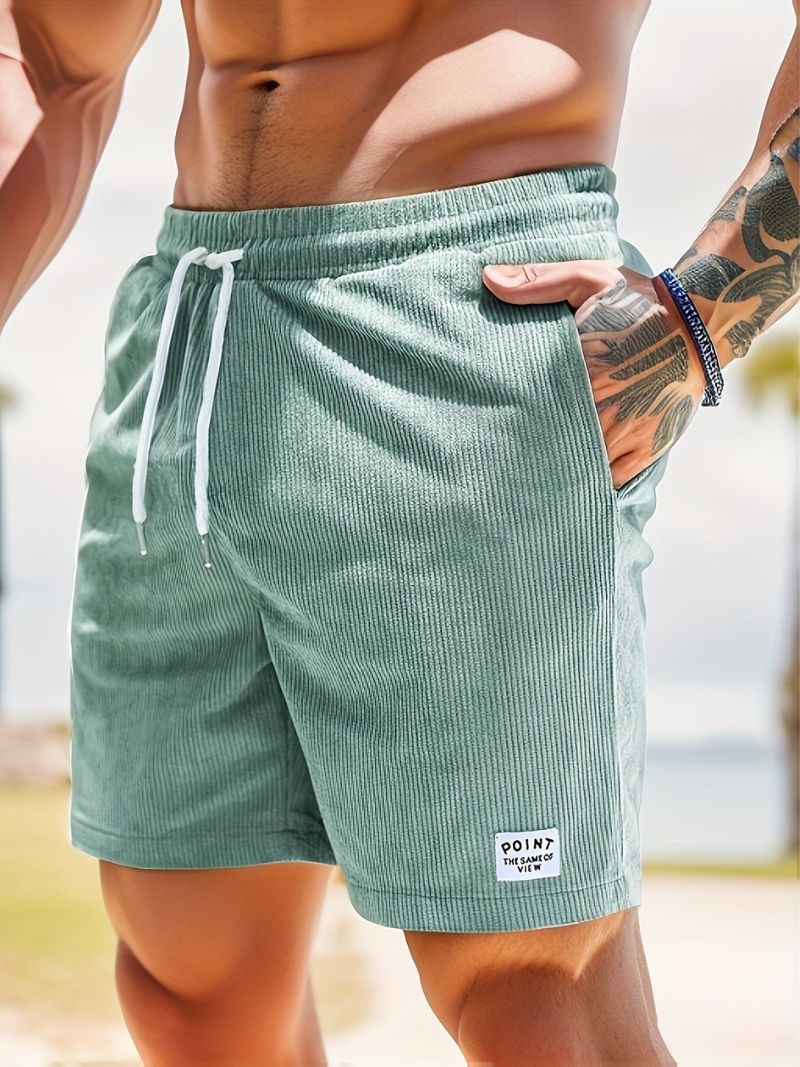 Roger™ - Casual Herrshorts I Manchester Med Dragsko
