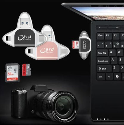 CardLink™ - Multi-Port 4 i 1 Universell SD TF Kortläsare