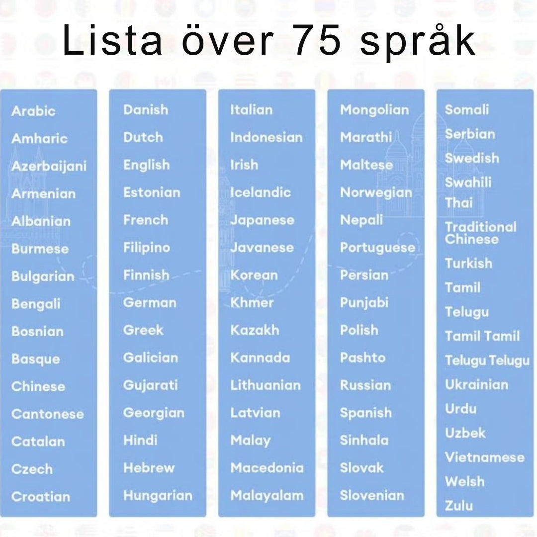 LinguaSync™ - Multifunktionella Hörlurar För iOS & Android Med Språköversättning