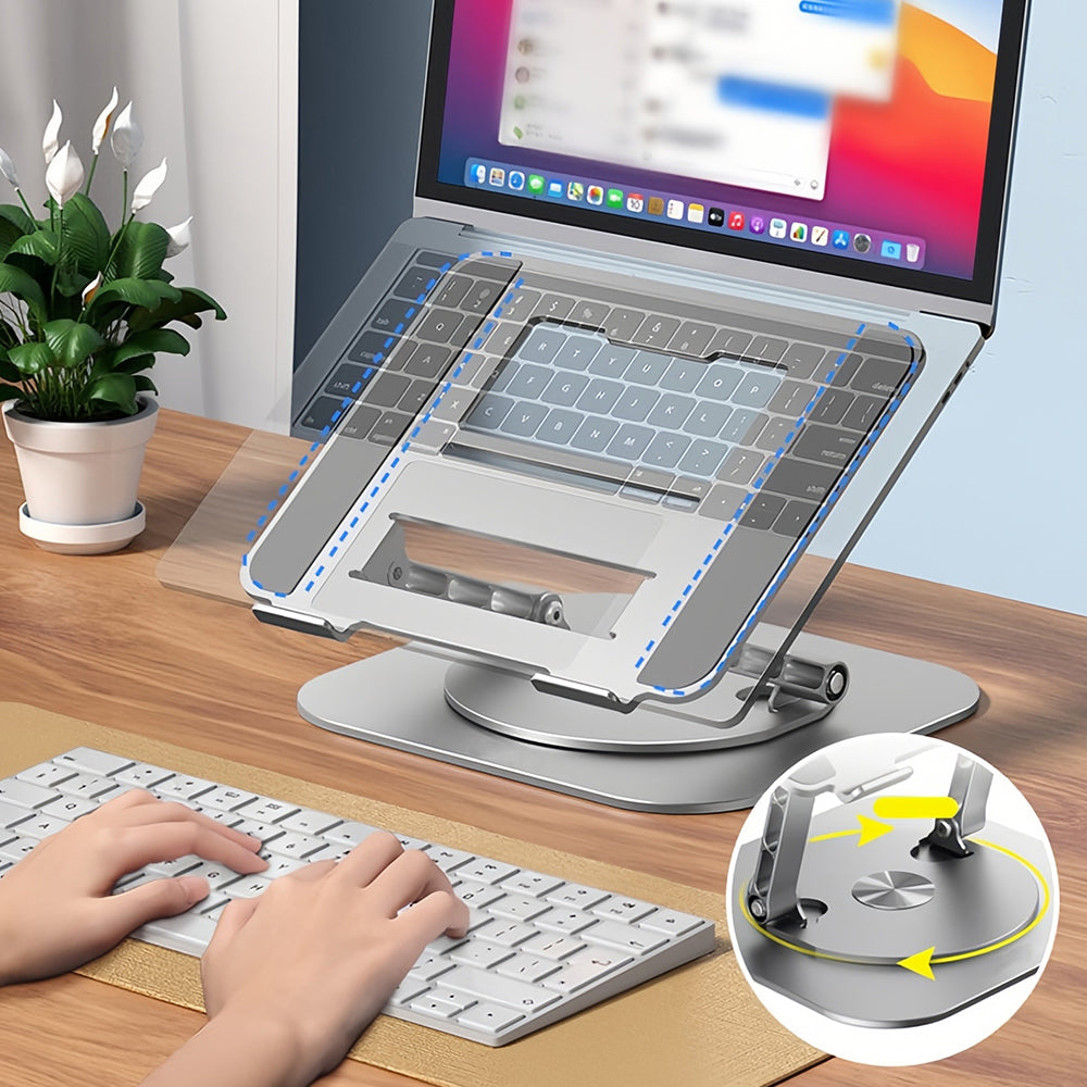 FlexiPro™ - Laptopstativ i Aluminiumlegering med Rotationsfäste