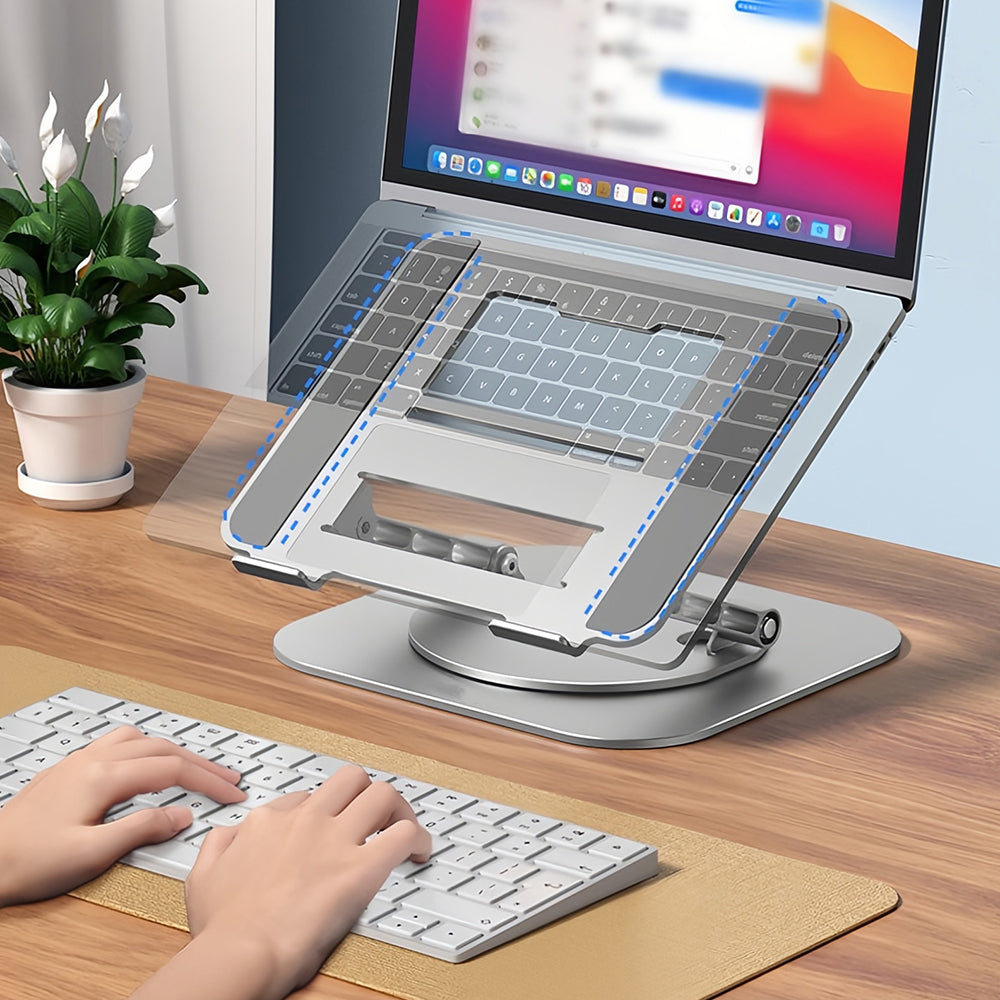 FlexiPro™ - Laptopstativ i Aluminiumlegering med Rotationsfäste