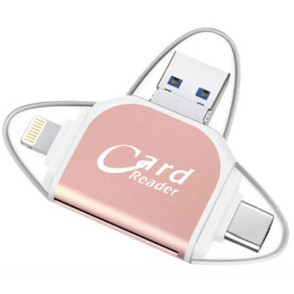 CardLink™ - Multi-Port 4 i 1 Universell SD TF Kortläsare