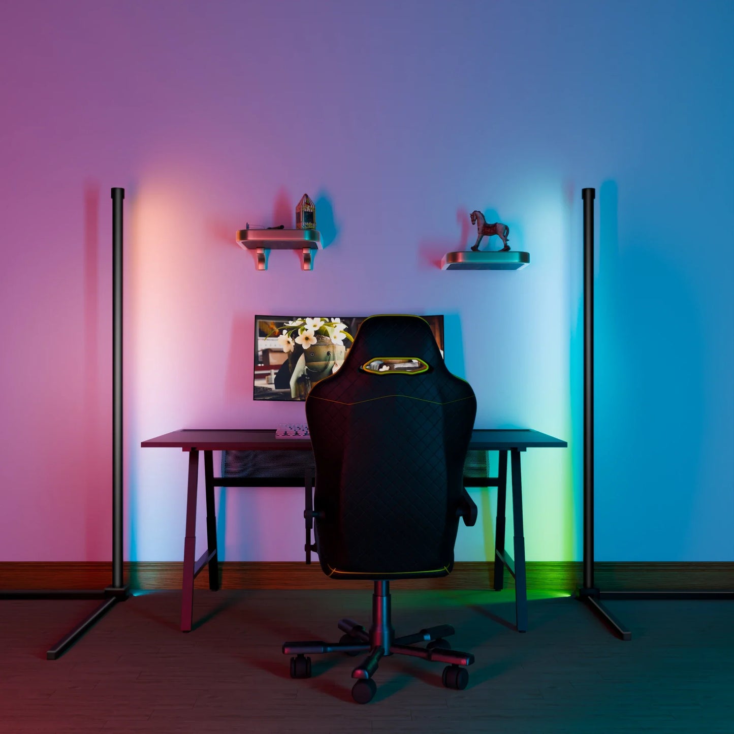 CornerGlow™ - Minimalist Golvlampa för Hörn