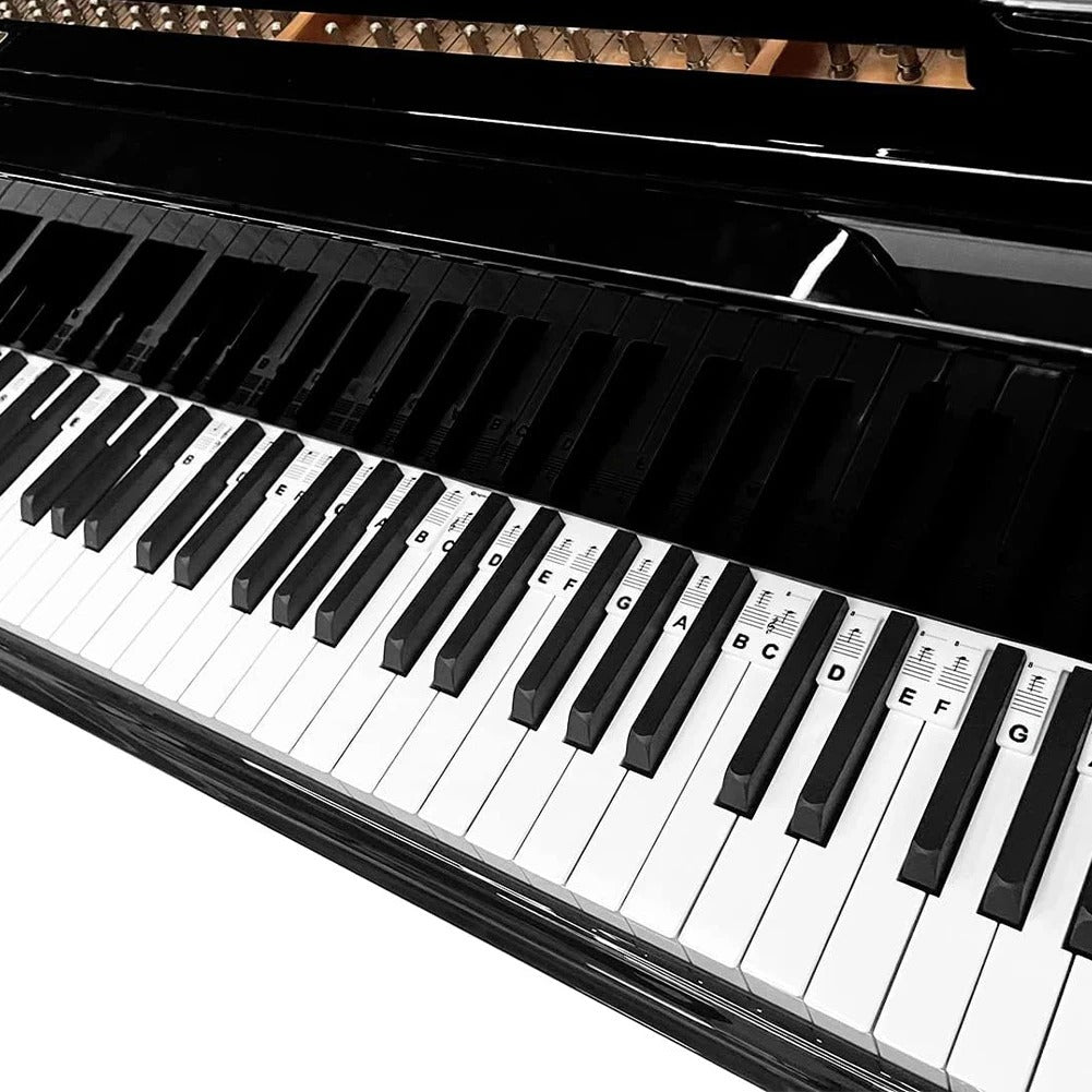KeyGuide™ - Avtagbara Silikonetiketter för Piano och Keyboard