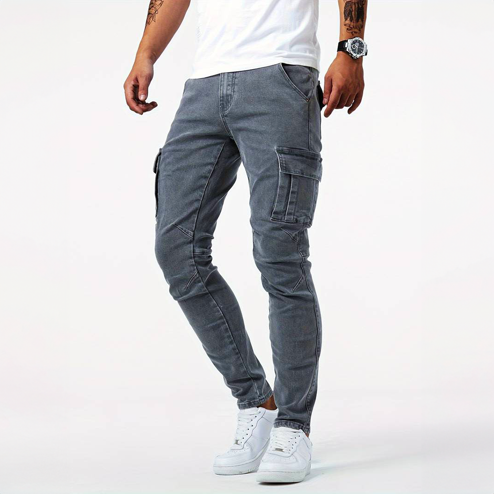 Alex™ - Mångsidiga Herr-Cargojeans