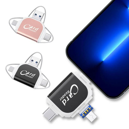 CardLink™ - Multi-Port 4 i 1 Universell SD TF Kortläsare