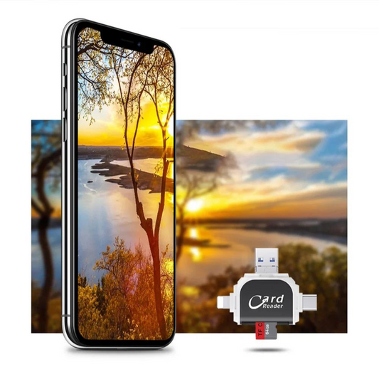 CardLink™ - Multi-Port 4 i 1 Universell SD TF Kortläsare