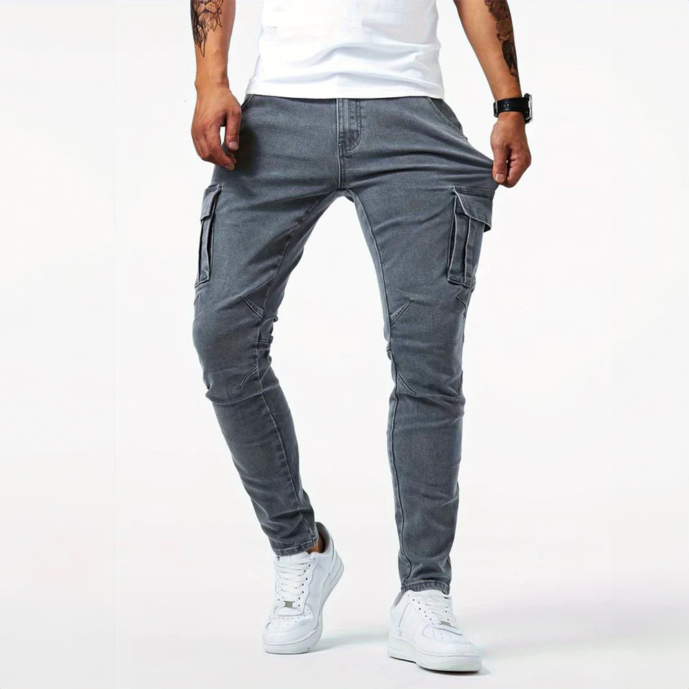 Alex™ - Mångsidiga Herr-Cargojeans
