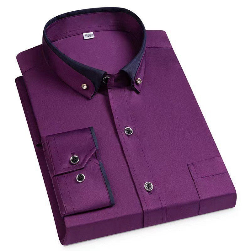 Patrik™ - Smart Casual Långärmad Skjorta För Män