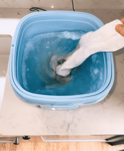 WashMate™ - 8L Bärbar och Hopfällbar Tvättmaskin Med Centrifugtork